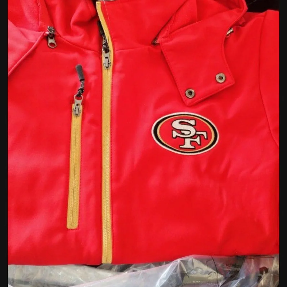 🔥San Francisco 49ers, NFL Soft Shell Coat -NWT - Picture 2 of 6